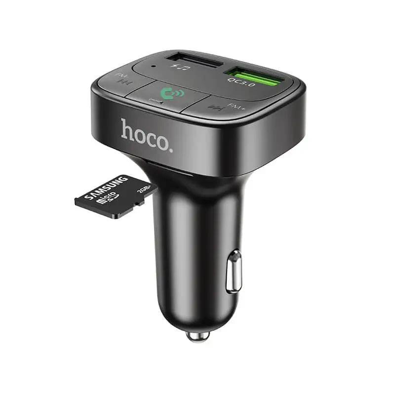FM модулятор трансмиттер Bluetooth QC3.0 Hoco E59 — изображение 4