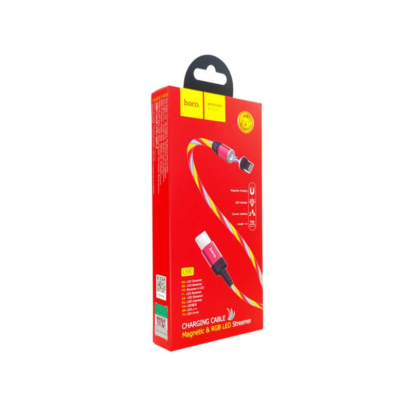 Кабель USB Hoco U90 Ingenious Streamer Lightning