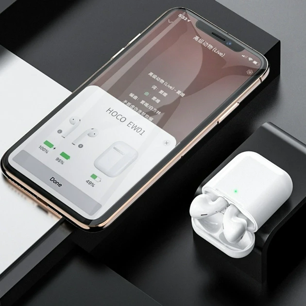 Наушники Hoco EW01 Plus с функцией беспроводной зарядки — изображение 6