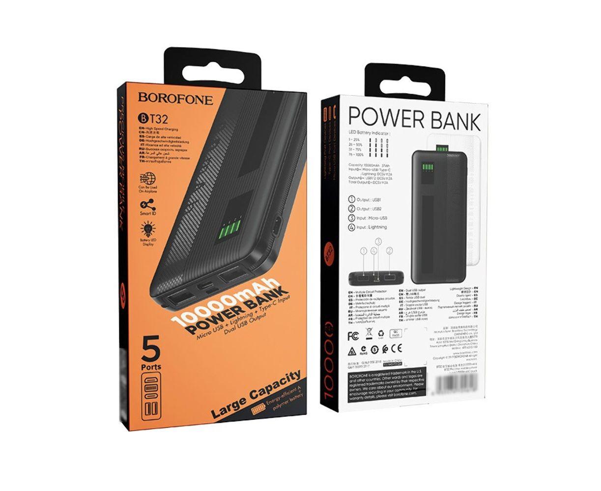 Power Bank Borofone BT32 10000 mAh — изображение 2