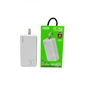 Портативное зарядное устройство Power Bank Gerlax P3YW 30000 mAh Белый