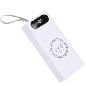 Корпус Multi-powerbank L16, под элементы 18650 до 16 шт, 22.5+15W, с беспроводной зарядкой и фонарём