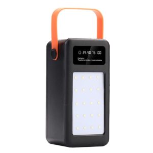 Корпус Multi-powerbank S28, под элементы 18650 до 28 шт, 22.5W, с фонарём,