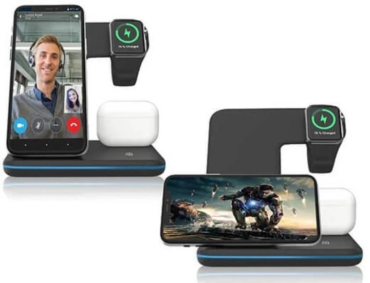 Беспроводное зарядное устройство 3 в 1 Veron Wireless Charger