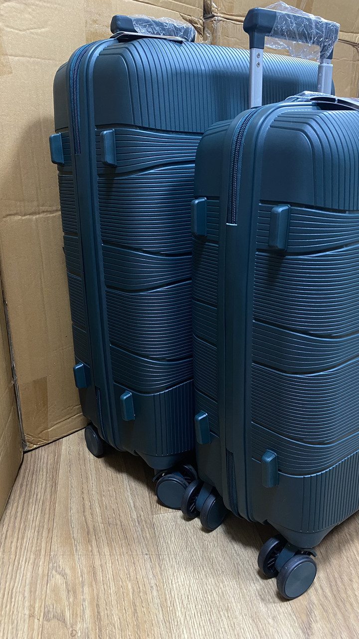 Набор полипропиленовых чемоданов FLY 2/1.(Темна Зелёный ) (OR) — изображение 7