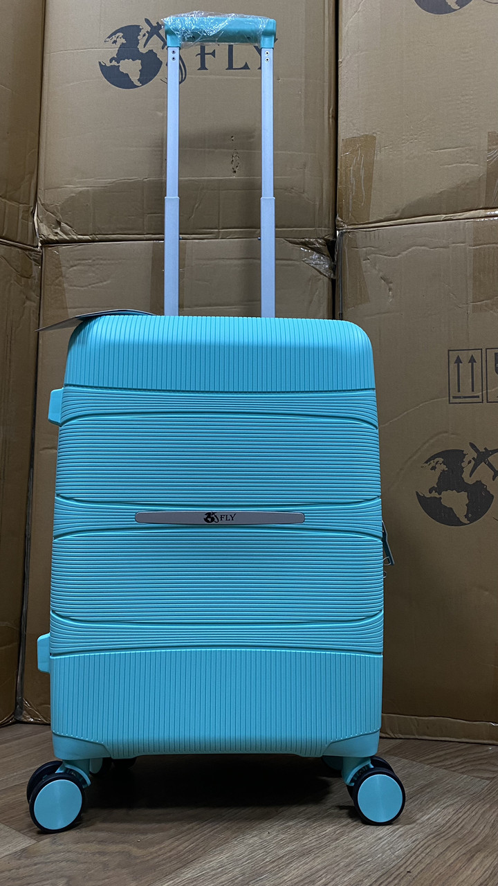 Дорожня маленька S поліпропіленова валіза на 4 колесах ментол (OR)