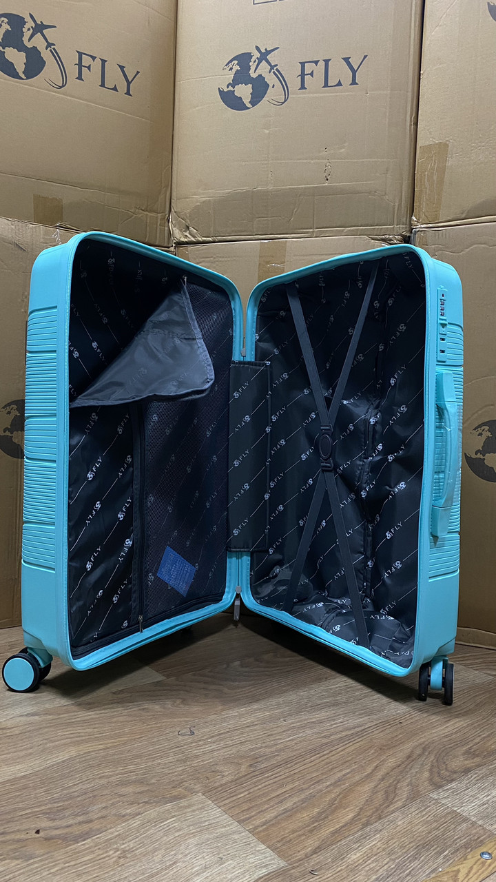 Дорожня маленька S поліпропіленова валіза на 4 колесах ментол (OR) — изображение 2