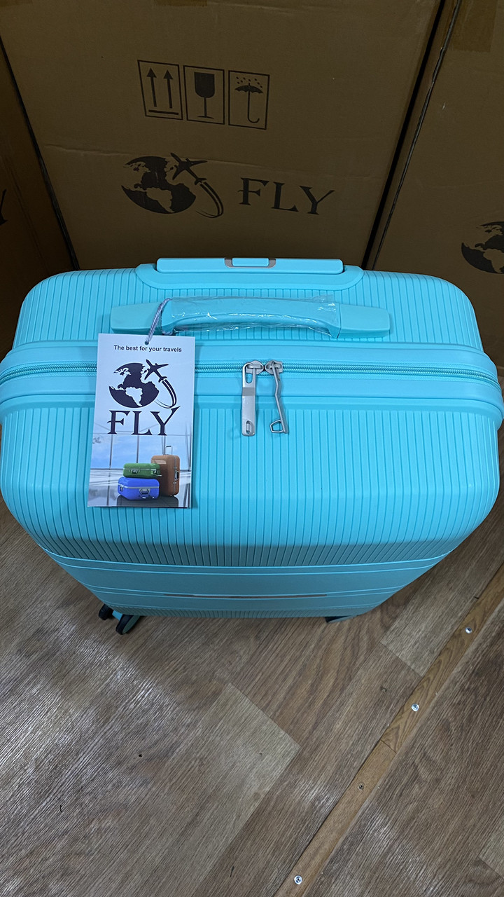 Дорожня маленька S поліпропіленова валіза на 4 колесах ментол (OR) — изображение 4