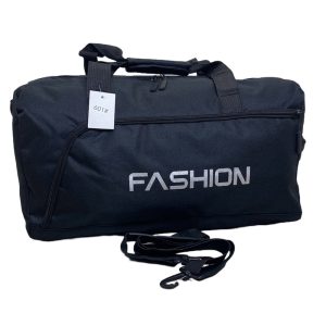 Черная Спортивная Сумка Fashion 48х25х25см из Текстиля 601 (OR)