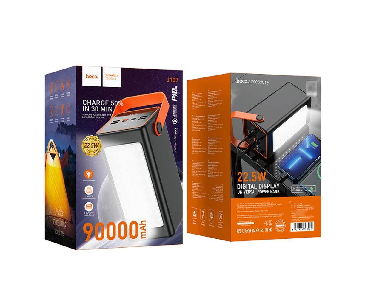 Power bank Hoco J107 22.5W 90000mAh — изображение 3