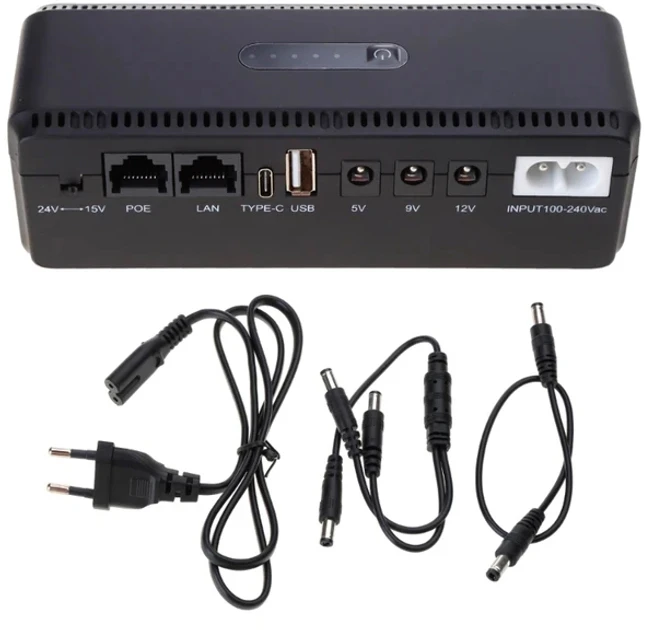 ИБП YEPO Smart DC-UPS для WI-FI роутера источник бесперебойного питания 18 Вт | 10400mAh | 5V/9V/12V — изображение 5