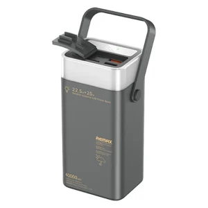 Павер Банк Remax RPP-596 40000mAh |2USB/2Type-C, 20W+22.5W, QC/PD| grey