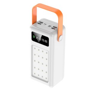 Корпус Multi-powerbank S21, под элементы 18650 до 21 шт, 22.5W, с фонарём,
